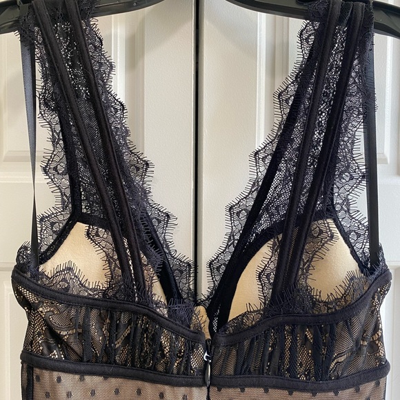 Bebe - Lacey, sleeveless, short black dress - Picture 3 of 7